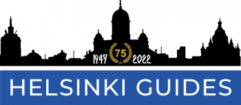 Logo, a silhuette of Helsinki Cathedral